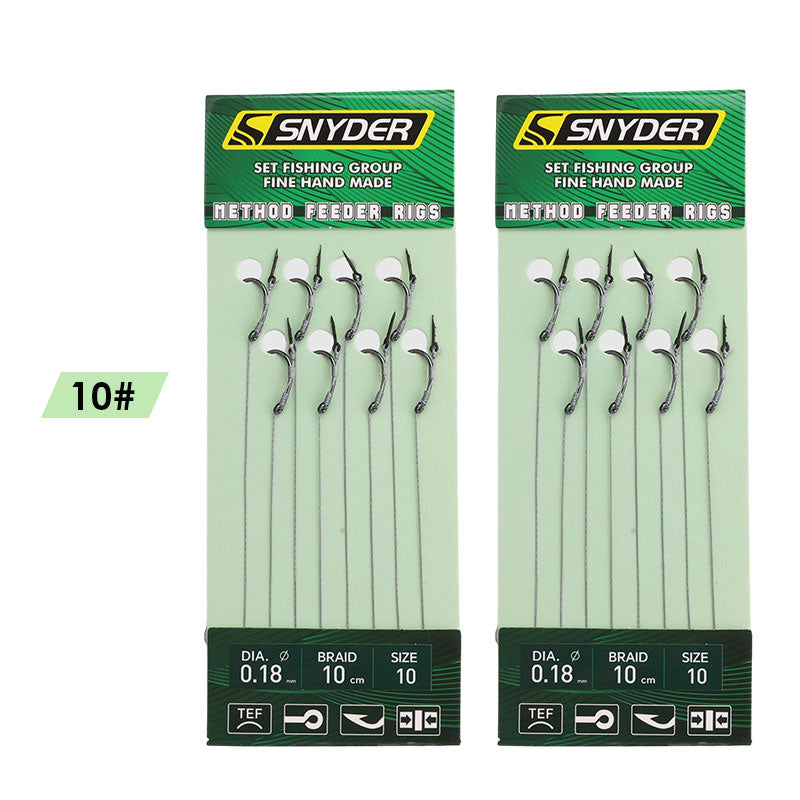 16 packs of European Feide fishing group, carp fishing group, fishing gear set, fishing tools, carp tools, stringing hooks, fishing hooks including fishing line