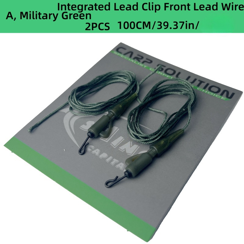 Integrated lead clip leading wire