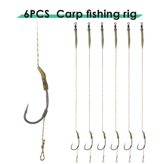 6-Pcs carp fishing rig