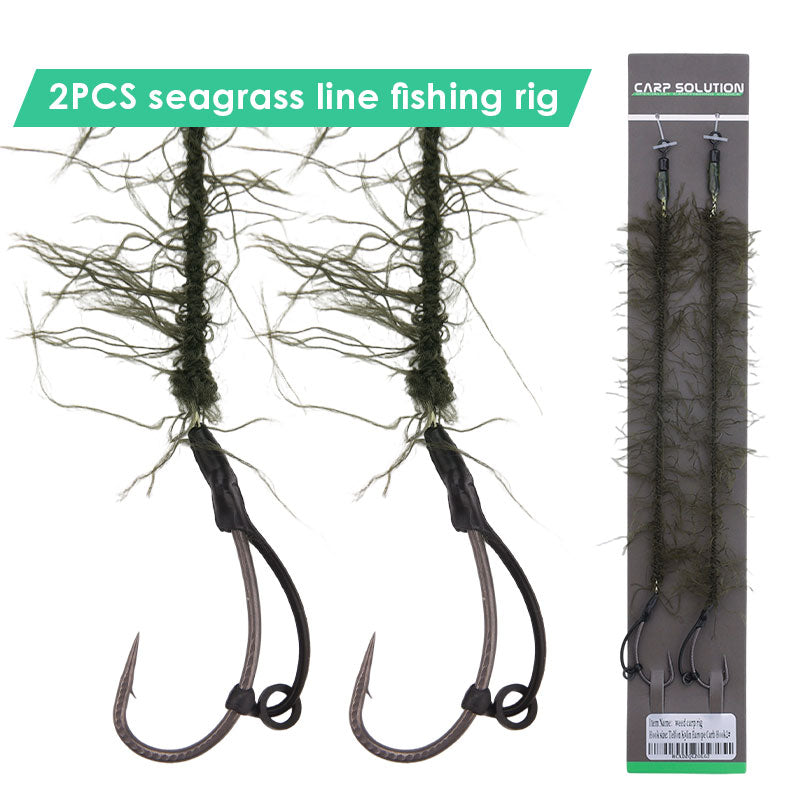 2pcs Seaweed carp fishing ri'g