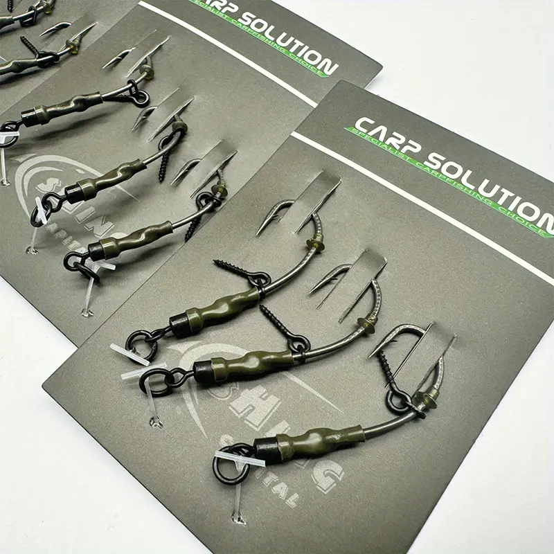 Piece set Ronnie fishing set, European carp fishing set + super smooth unicorn pattern European carp hook, high-end fishing experience