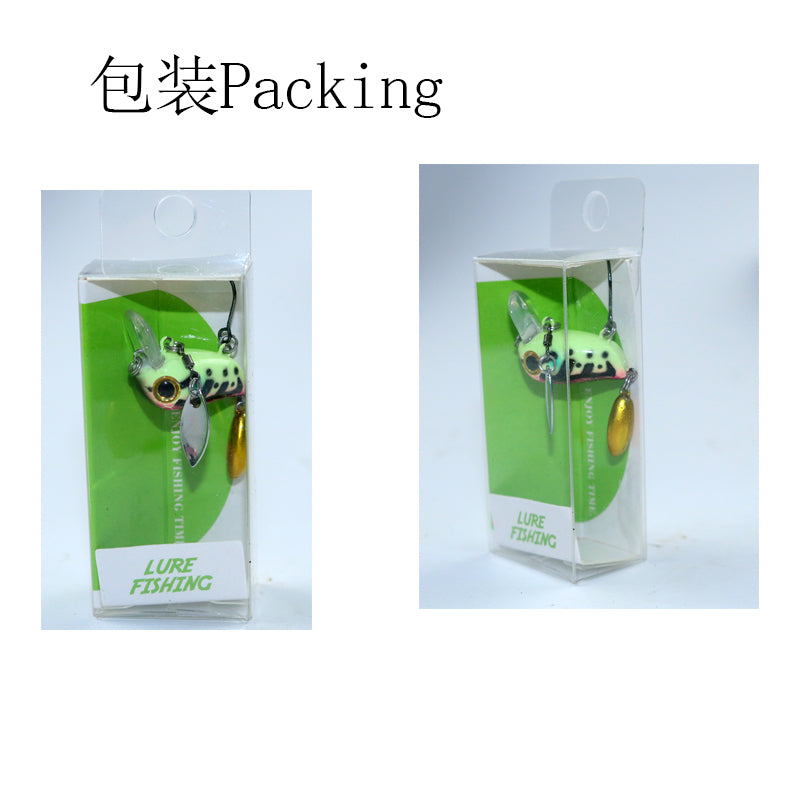 Japanese micro-object double-section rock little fat bait 2g luya bait floating stream