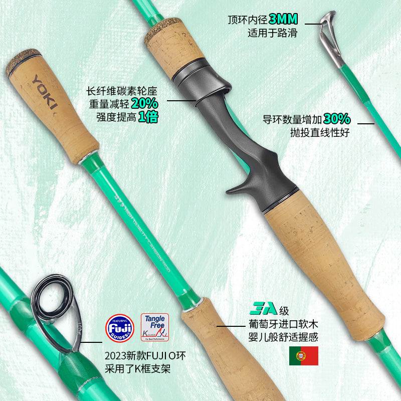 Luya set fishing rod high carbon fishing rod