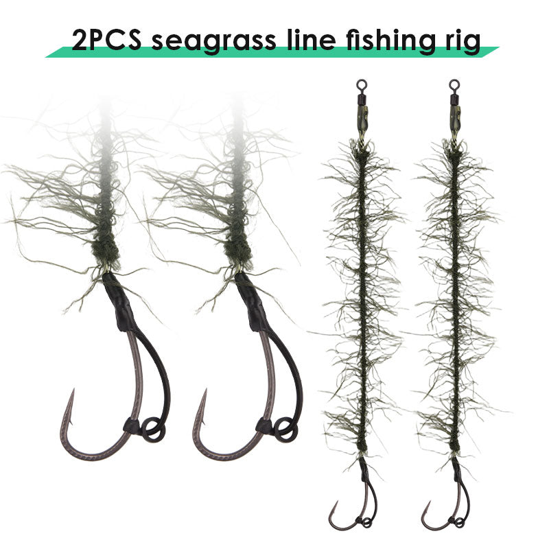 2pcs Seaweed carp fishing ri'g