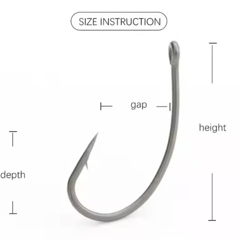 Hunchback Carp Hook – Curved Shank Hook for Ronnie & Spinner Rigs
