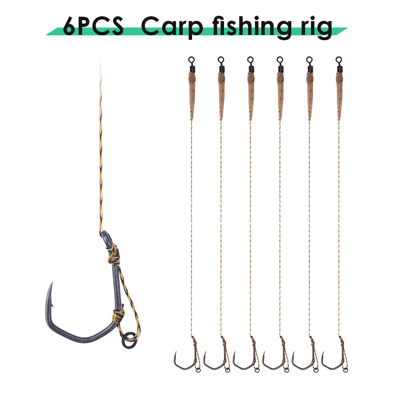 6-Pcs carp fishing rig