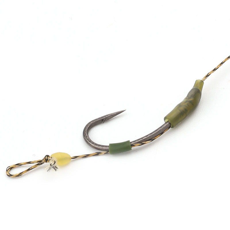 6-Piece Combination Set Carp Fishing Line Combination with Hooks and Accessories 4 #X2PCS 6 #X2PCS 8 #X2PCS