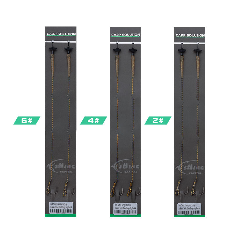 6-Pcs carp fishing rig