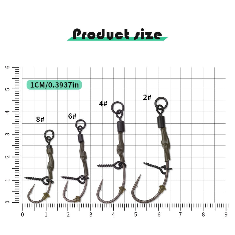 6 pcs Ronnie fishing set screws