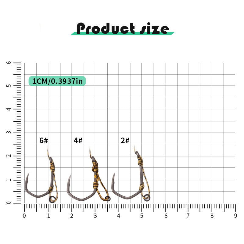 6-Pcs carp fishing rig