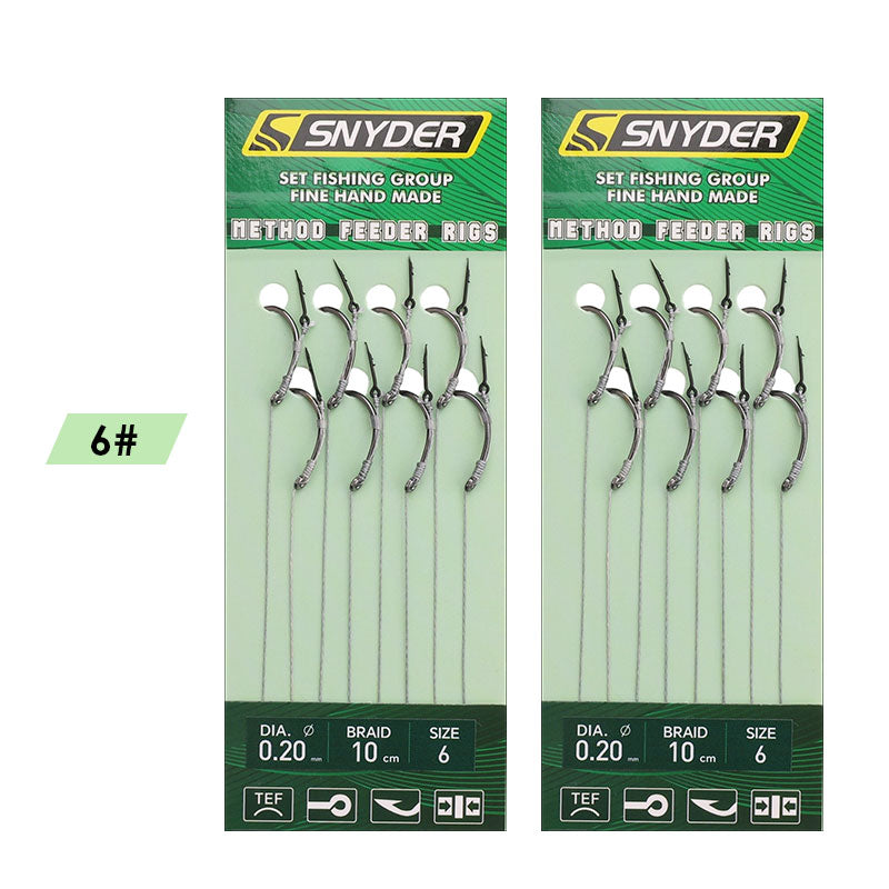 16 packs of European Feide fishing group, carp fishing group, fishing gear set, fishing tools, carp tools, stringing hooks, fishing hooks including fishing line