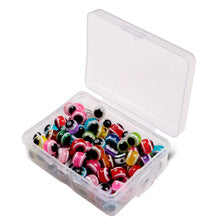 100Pcs Texas Rig Stopper Beads, 5-8mm Fishing Eye Beads Pegs for Texas Rig & Carolina Rig Lure Setup