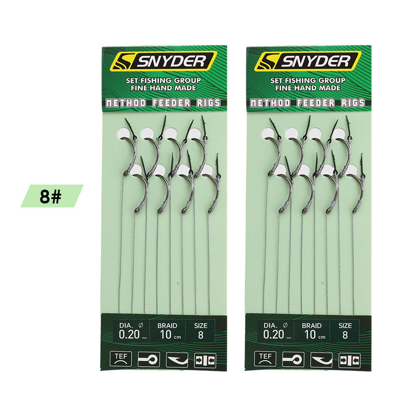 16 packs of European Feide fishing group, carp fishing group, fishing gear set, fishing tools, carp tools, stringing hooks, fishing hooks including fishing line