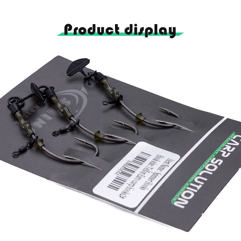 6 Pcs Ronnie Rig Swivel Set – Carp Fishing Terminal Tackle