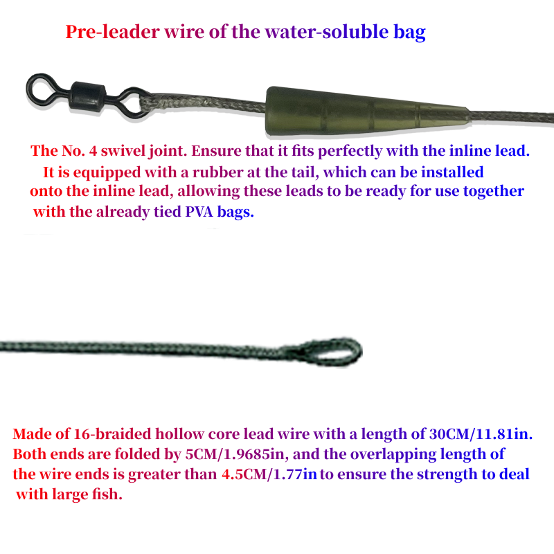 Water soluble leading line