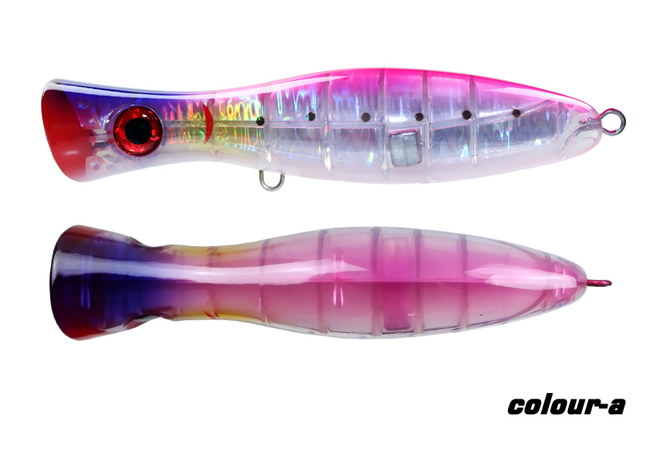 English Water surface system, round mouth big wave climbing 180mm105g sea fishing wave lying Luya bait yellow bonito sea bass fake bait bait