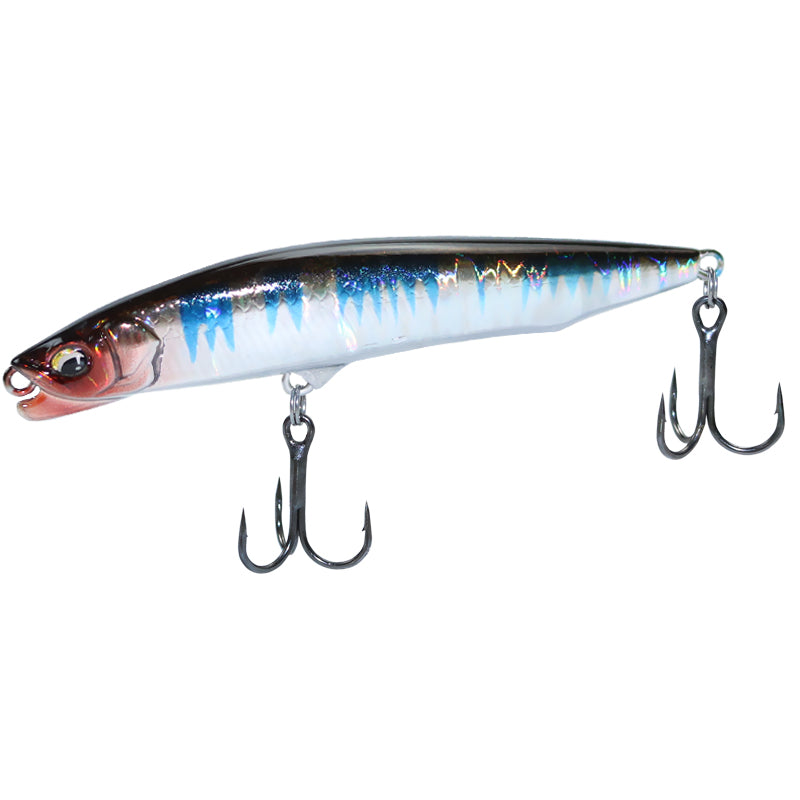 Far throw, heavy tooth water pencil full swimming layer Luya bait 90mm15g fake bait bait, perch mouth hard bait