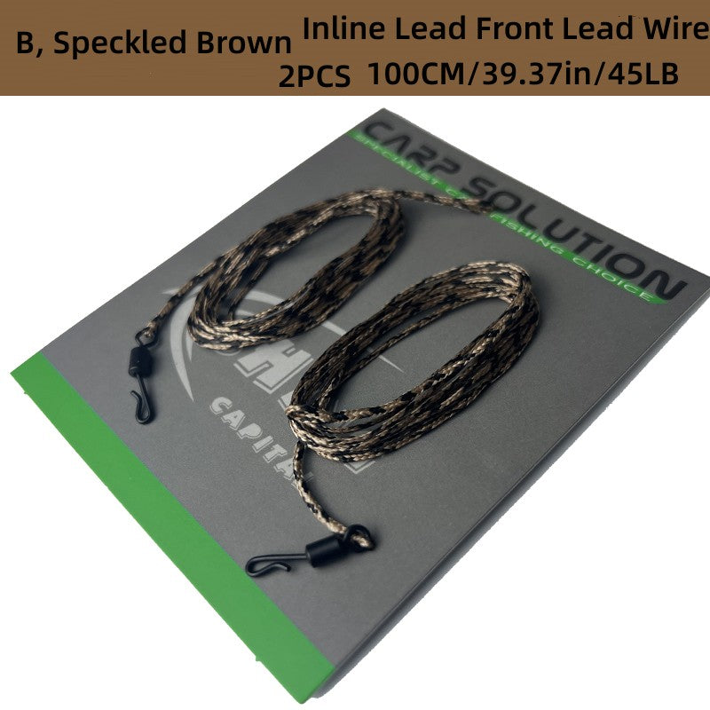 Integrated lead clip leading wire