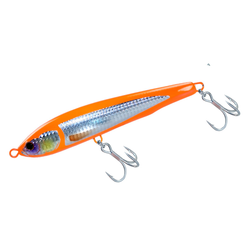160 water surface system floating pencil 45g sea fishing golden gun + sea fishing bait yellow bonito big object Luya bait fake bait