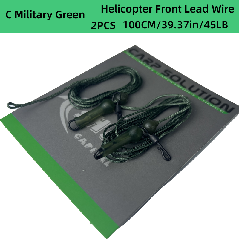 Integrated Lead Clip & Leading Wire – Carp Fishing Terminal Tackle