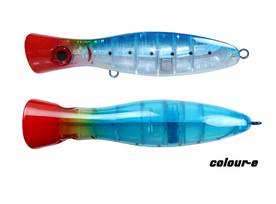 English Water surface system, round mouth big wave climbing 180mm105g sea fishing wave lying Luya bait yellow bonito sea bass fake bait bait