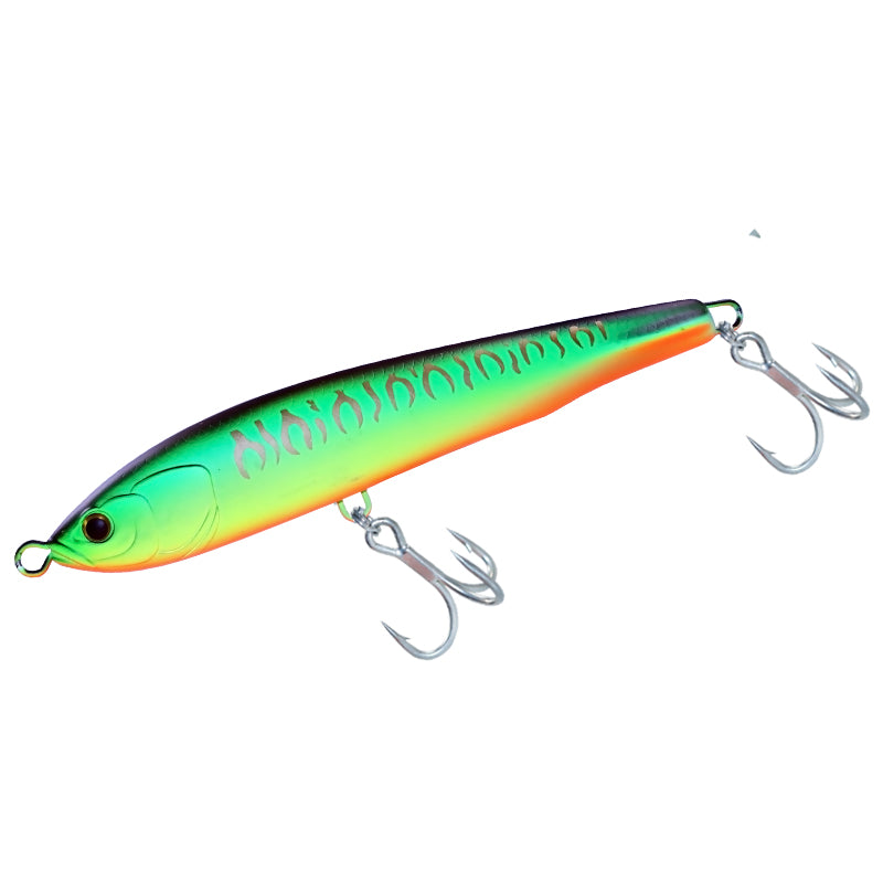 160 water surface system floating pencil 45g sea fishing golden gun + sea fishing bait yellow bonito big object Luya bait fake bait