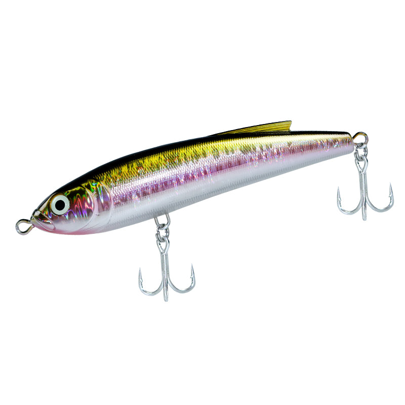 Sea fishing submerged pencil 150f boat fishing big object Luya bait 67g far throw fake bait golden gun Pingzheng bait, hard bait