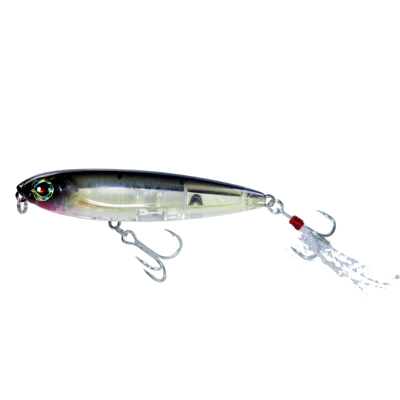 Far-cast water surface system word dog luya bait floating pencil 12g inner laser bait cocked mouth perch, sea fishing hard bait