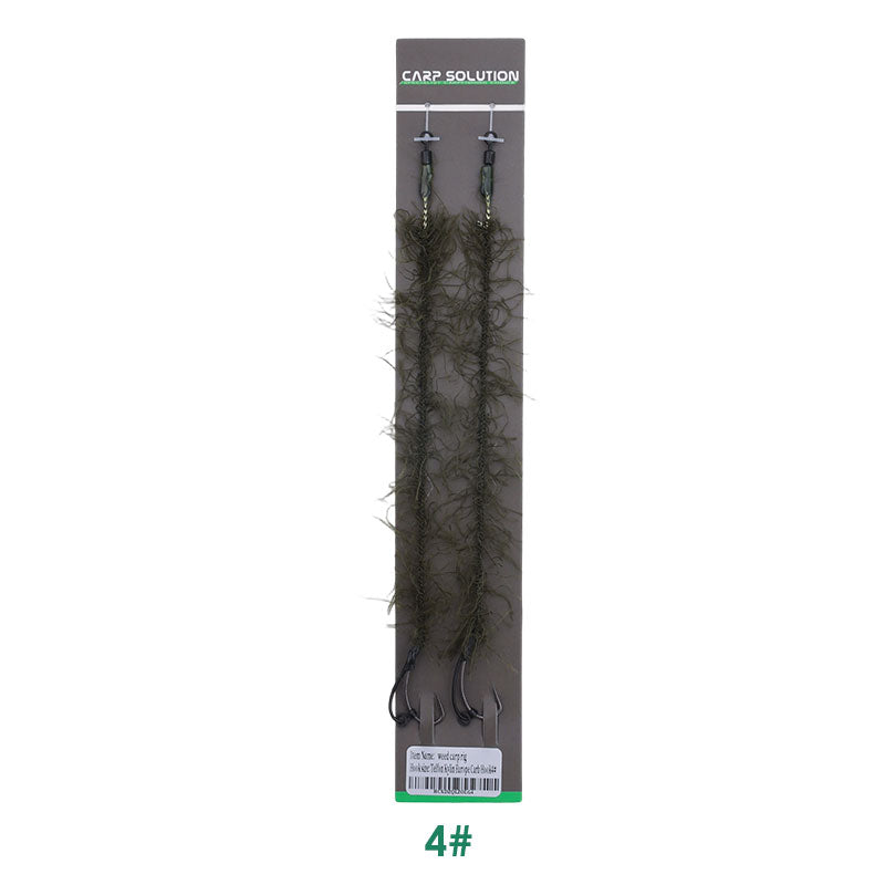 2pcs Seaweed carp fishing ri'g