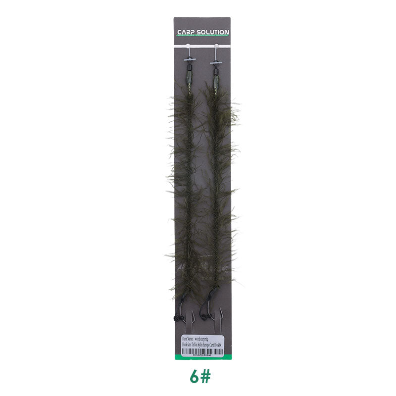 2pcs Seaweed carp fishing ri'g