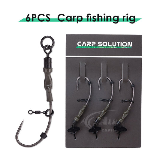 6 pcs Ronnie fishing set swivel