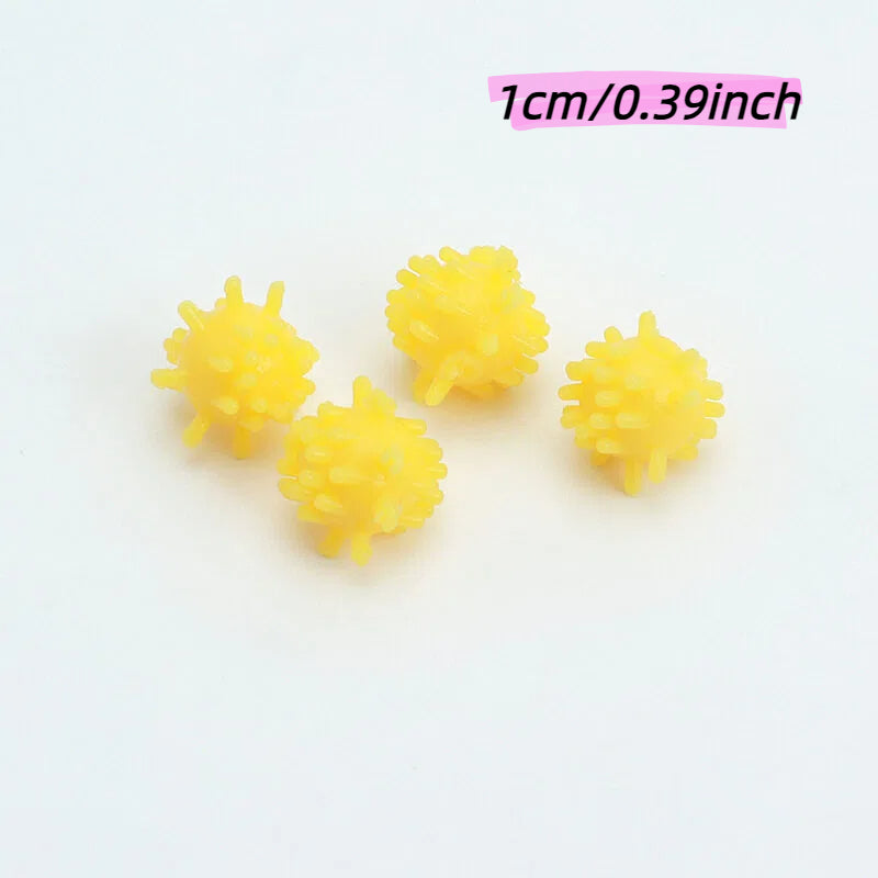 20Pcs Sweet Corn Scent Floating Spike Ball Soft Baits 10mm 0.6g, Lure & Coarse Fishing Bait for Trout