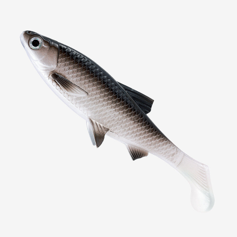 38g Large T-Tail Soft Swimbait - Realistic Fish Fin Lure for Saltwater & Freshwater Fishing