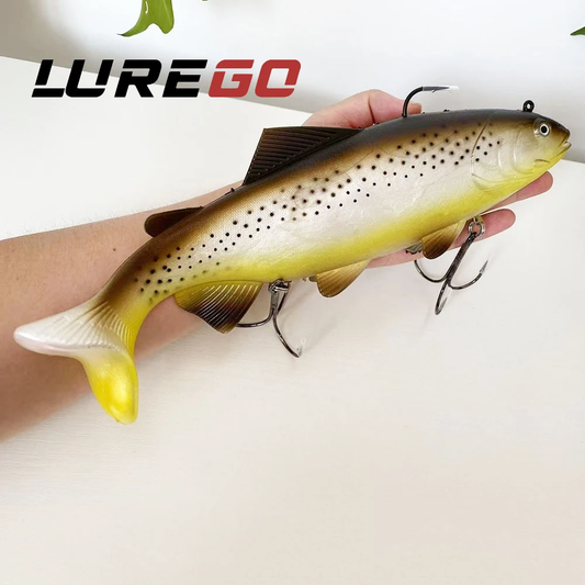30cm 400g Slow Pitch Jig with Anti-Bite Hook - Heavy Duty Jigging Lure for Deep Sea, Offshore & Bottom Fishing