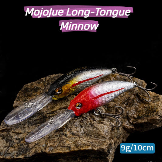 1Pcs 10cm 9g Minnow Crankbait Hard Bait Vivid Action Wobbler Saltwater Freshwater Lure for Sea Bass Trout