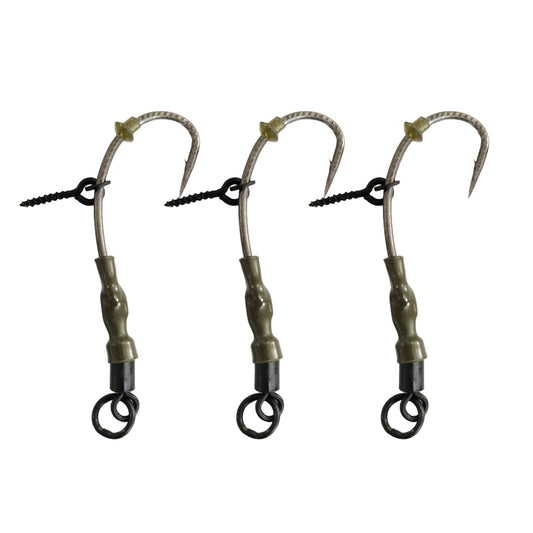 Piece set Ronnie fishing set, European carp fishing set + super smooth unicorn pattern European carp hook, high-end fishing experience