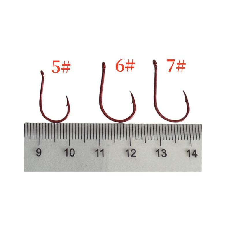 Red fish hook