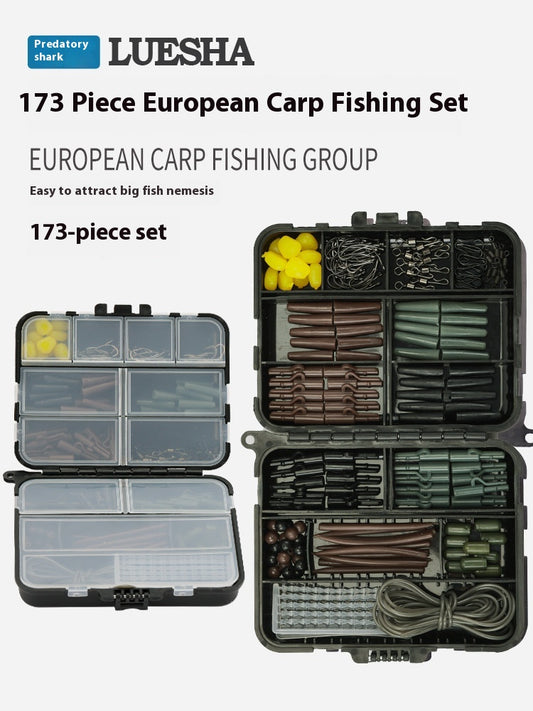 173 pieces European carp fishing set