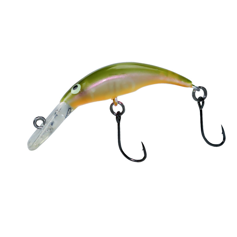 38mm 2.3g Sinking Mini Minnow Lure Full Water Layer Small Chili Micro Fishing Bait Artificial Hard Bait for Trout Freshwater Angling