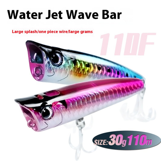Big water flower wave climbing Luya bait 22g -30g floating water hitting water wave, sea fishing bait sea bass bait