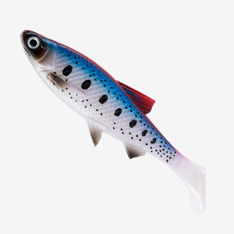 38g Large T-Tail Soft Swimbait - Realistic Fish Fin Lure for Saltwater & Freshwater Fishing