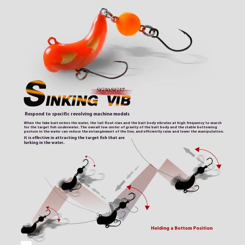 Japanese micro-bait multi-section fish mini Luya bait VIB2.6g日系微物饵多节鱼迷你路亚饵VIB4.5g