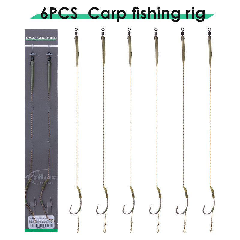 6-Pcs carp fishing rig