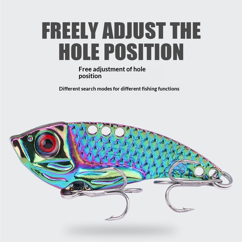 5PCS Metal VIB Fishing Lure 3g-20g Dragon Scale Shining Hard Bait Long Cast Sinking Bait Freshwater Saltwater