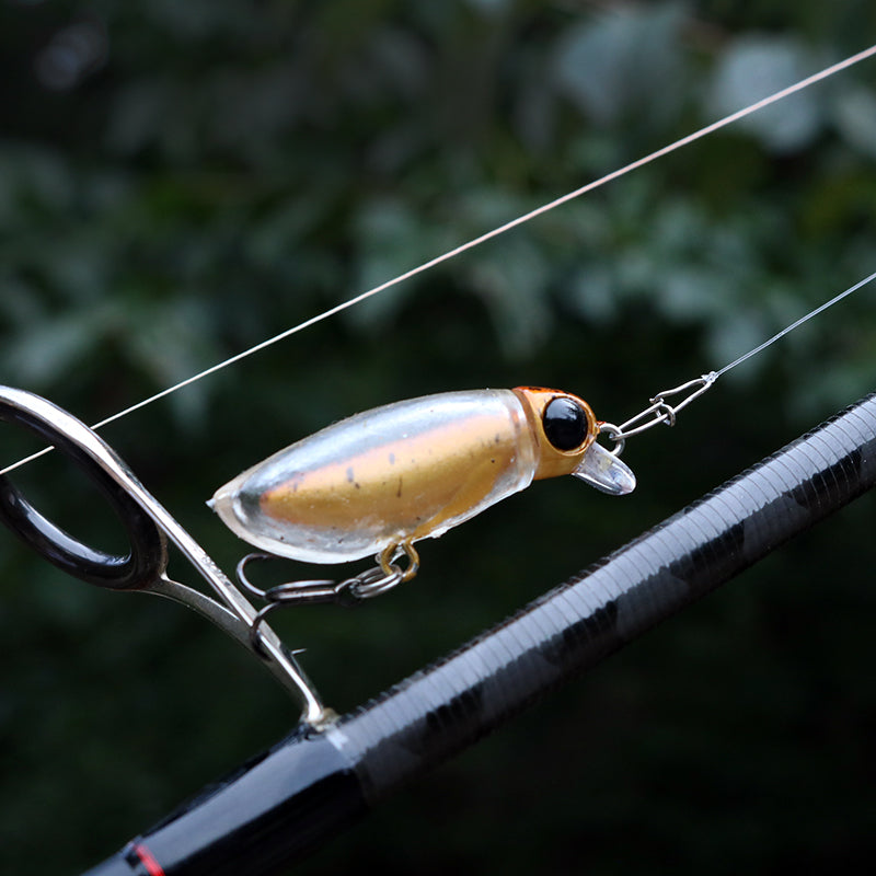 Japanese insect bait micro-substance bait fake bait floating pencil mino surface system SM38 trout bait bait horse mouth white strip