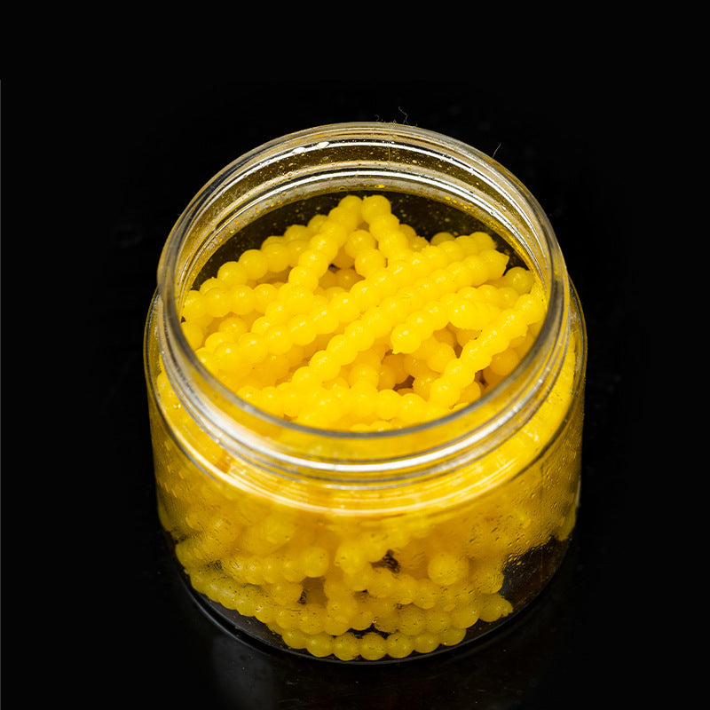 Floating Sweet Corn Scent Soft Bead Lures, Strung Ball Fishing Beads for Trout & Silver Carp