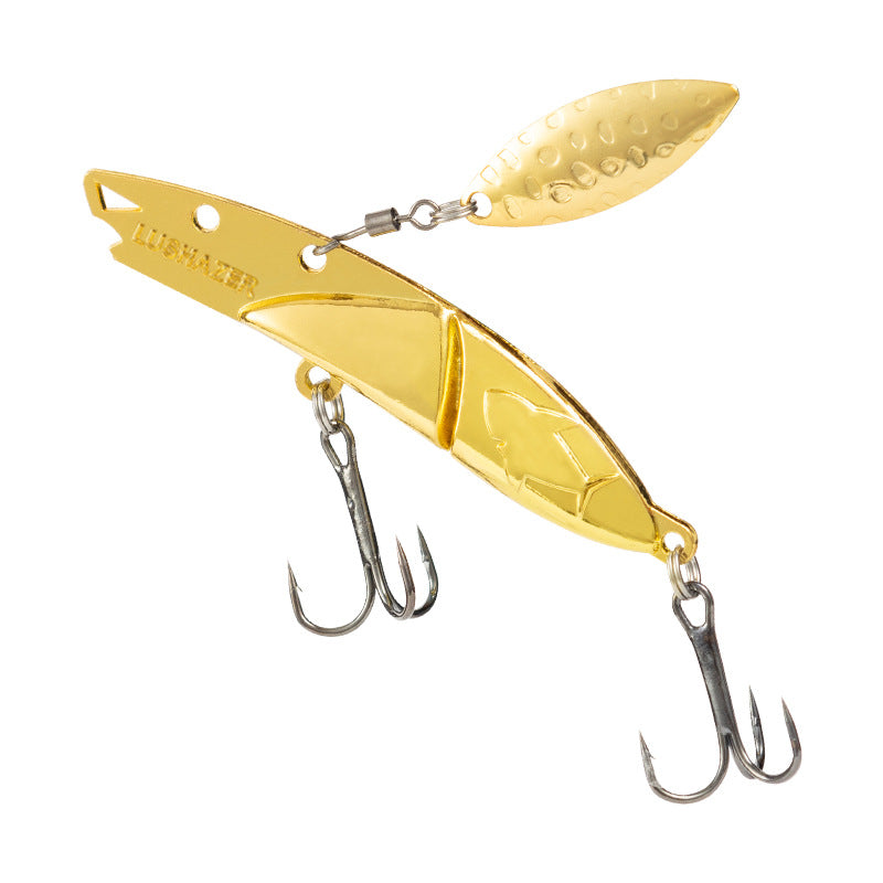Flying Dog Spinner VIB Lure Metal Rotating Blade Sinking Hard Bait Long Casting Fresh Saltwater Fishing Bait