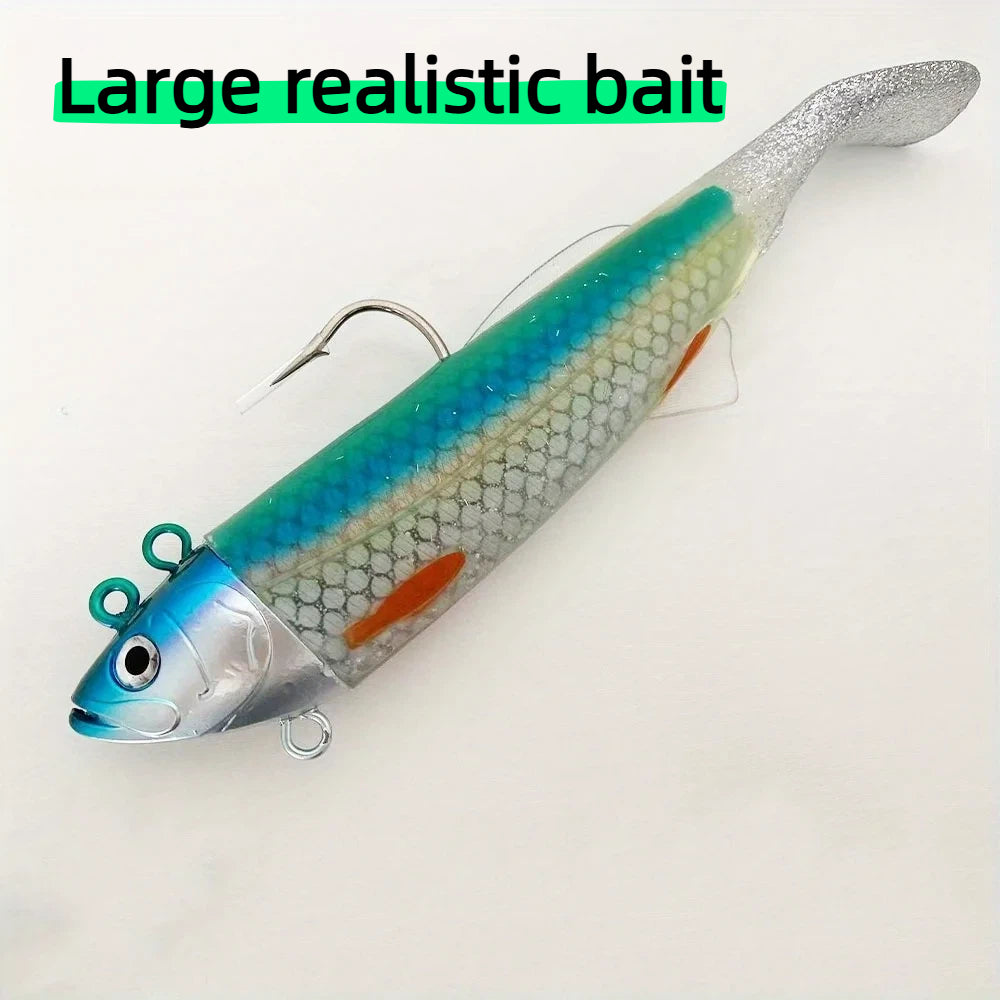 1PC 9.84inch/ 430g Professional Boat Jig Head Lure | Ultra-Heavy Deep Sea Jigging Bait | Specially Designed for Tuna