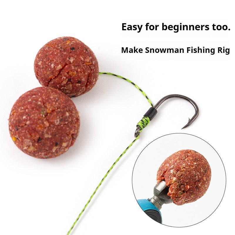 Boilie Drill Bait Needle Tool, Carp Fishing Rig Accessory for Hair Rig & Reverse Hook Setup, Bank & Reservoir Fishing