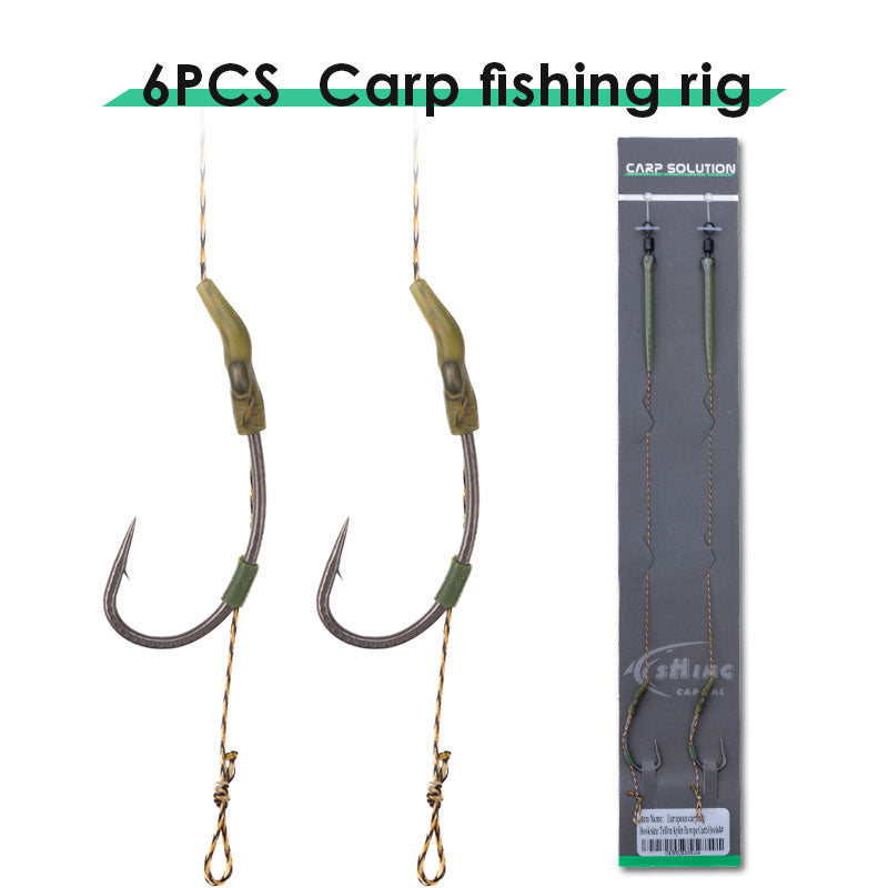 6-Pcs carp fishing rig